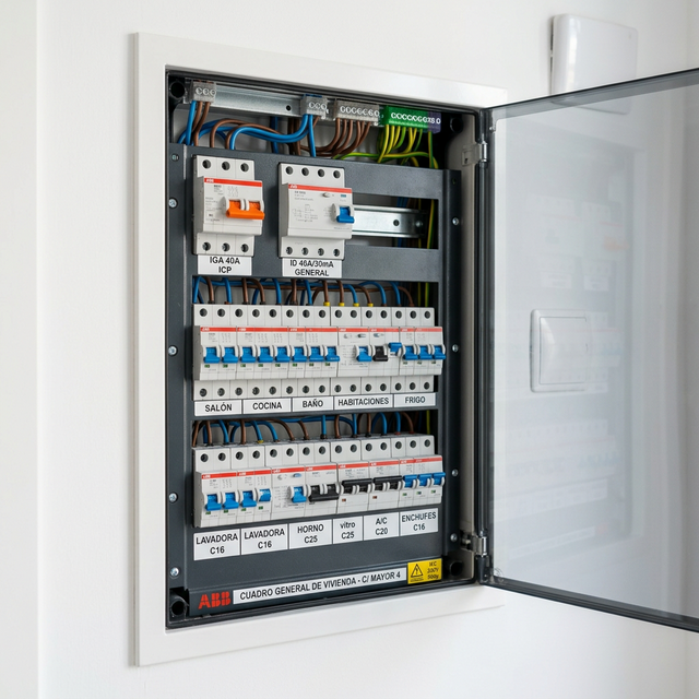 Cuadro eléctrico profesional